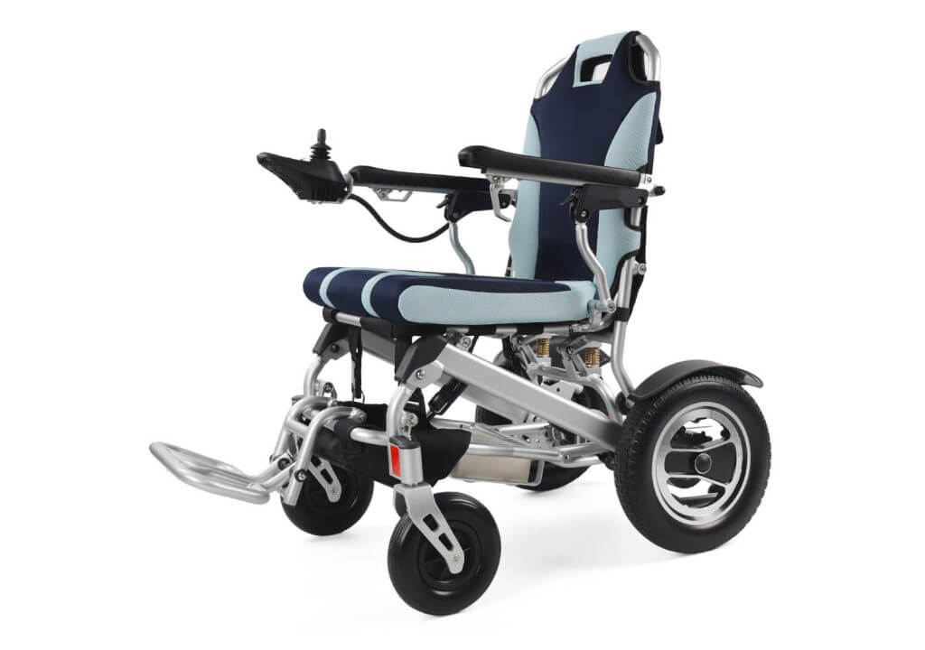 yattll portable power wheelchair with brushed motor – camel hope ye246