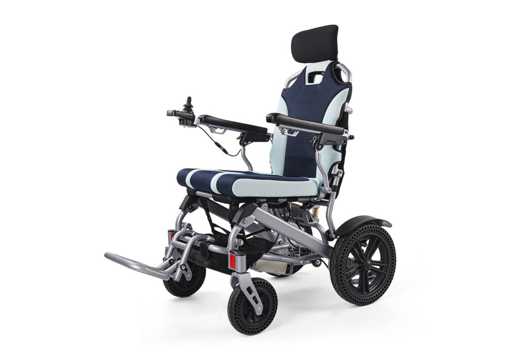 electric wheelchair reclining and lifting adjust by controller - ye245cr