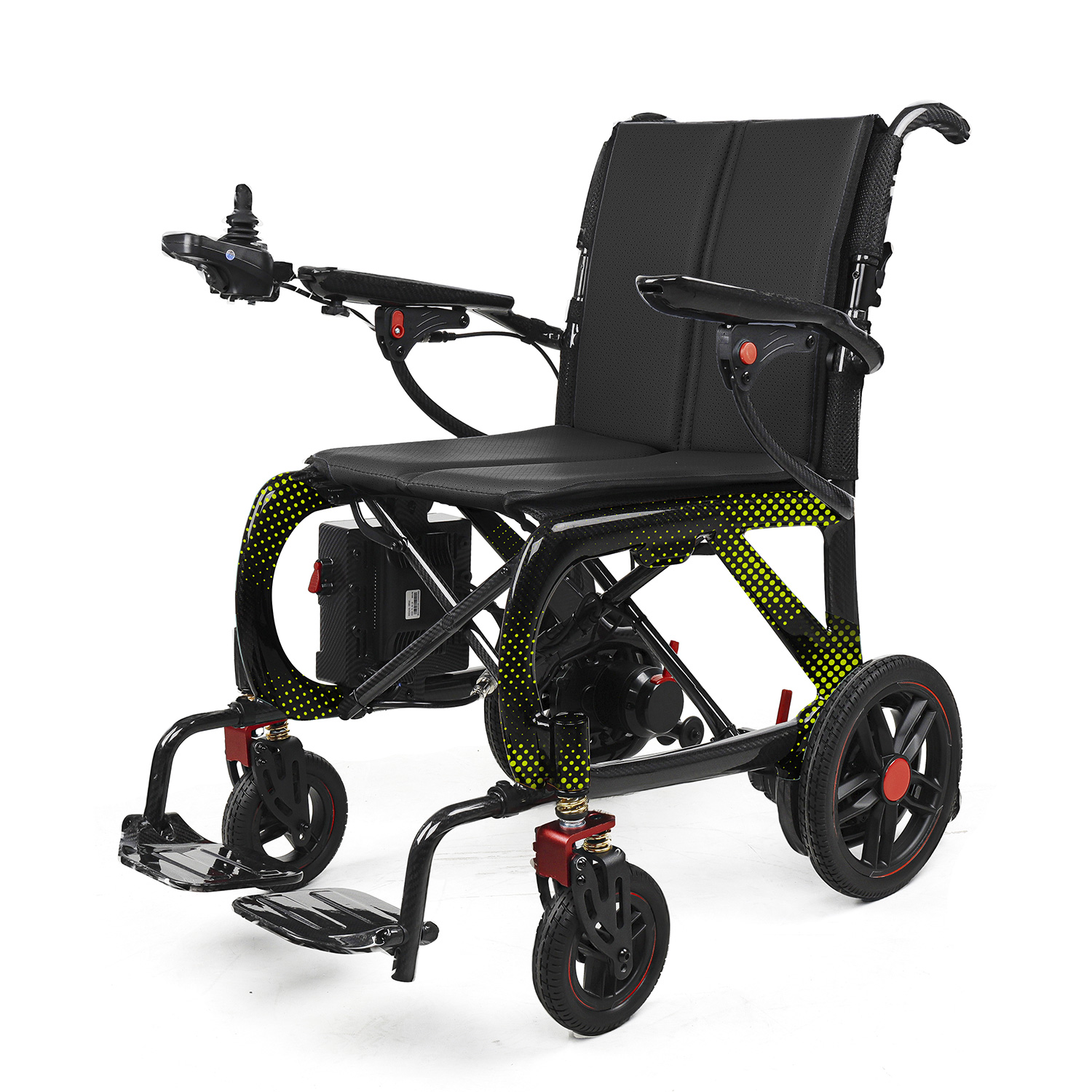 Carbon Fiber Folding Power Wheelchair-2