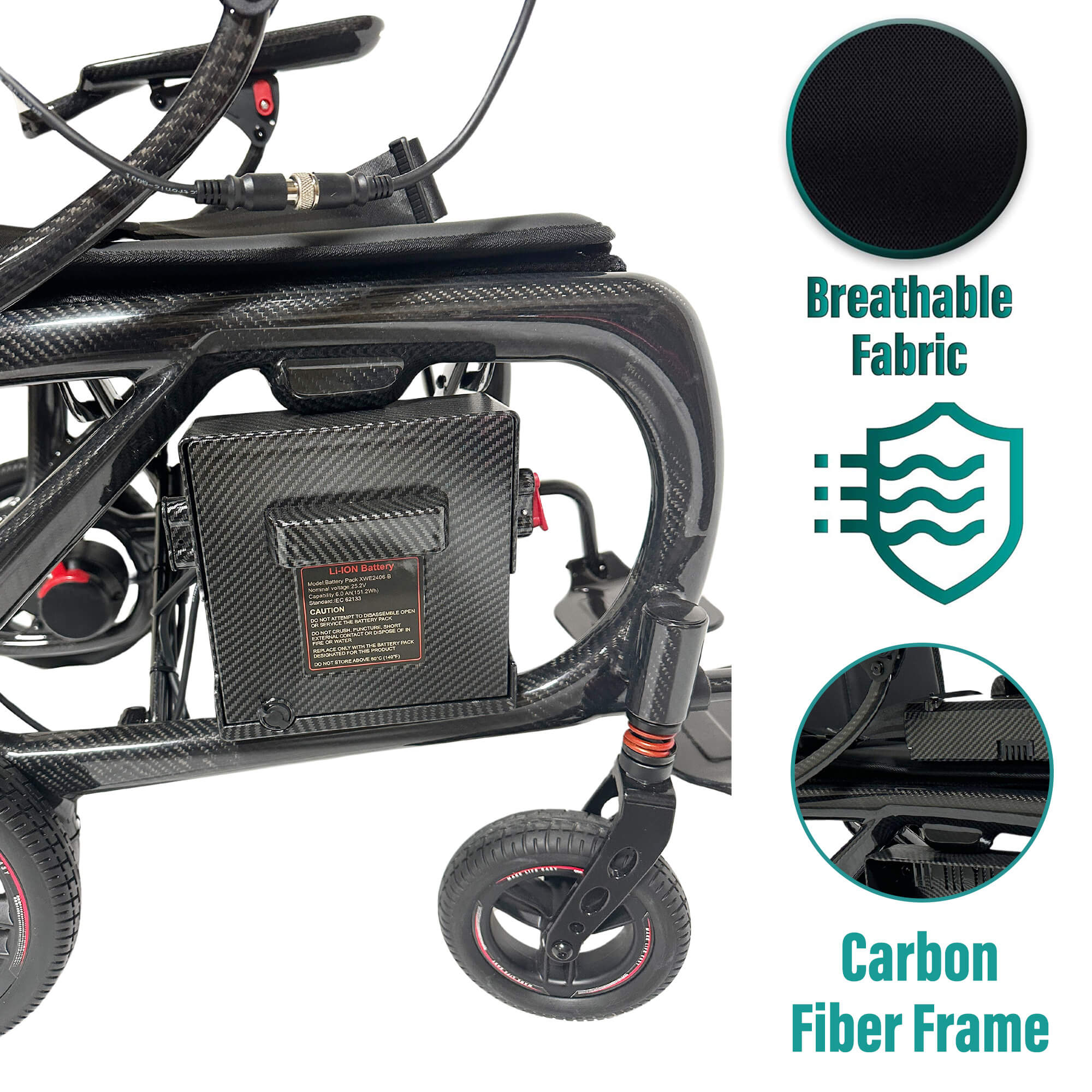 Carbon Fiber Electric Wheelchair